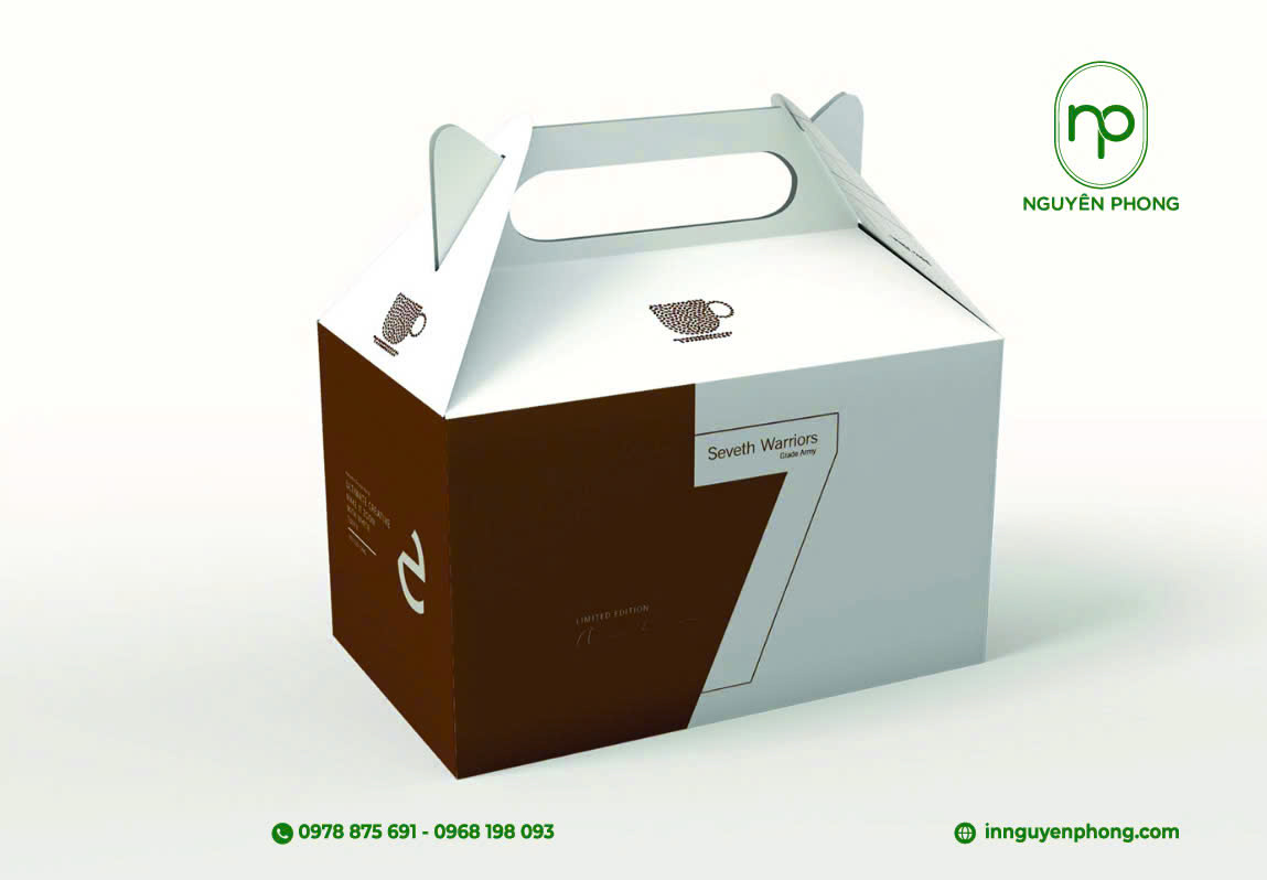 Hộp carton sau khi được gia công và hoàn thiện 